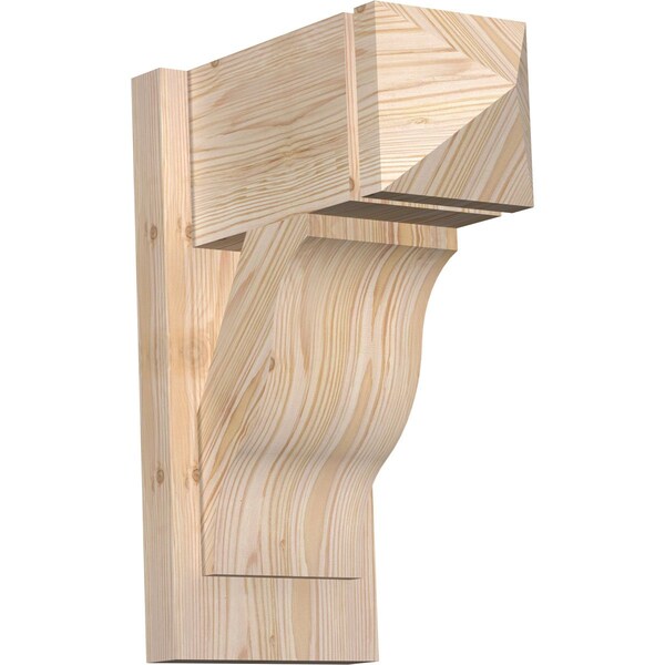 Ekena Millwork Funston Arts & Crafts Smooth Outlooker, Douglas Fir, 7 1/2"W x 14"D x 18"H OUT08X14X18FST03SDF - main